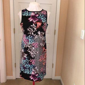 Shelby & Palmer Sleeveless Floral Dress Petite 12